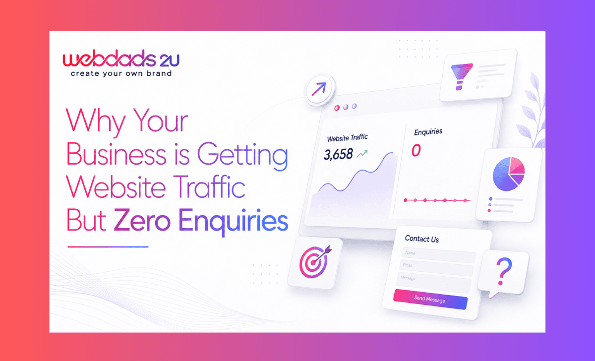 why your business is getting traffic but zero enquiries