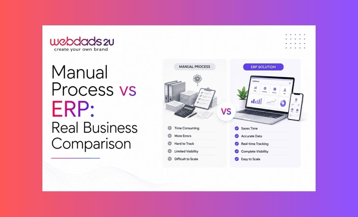 Manual process vs ERP : Real Business Comparison