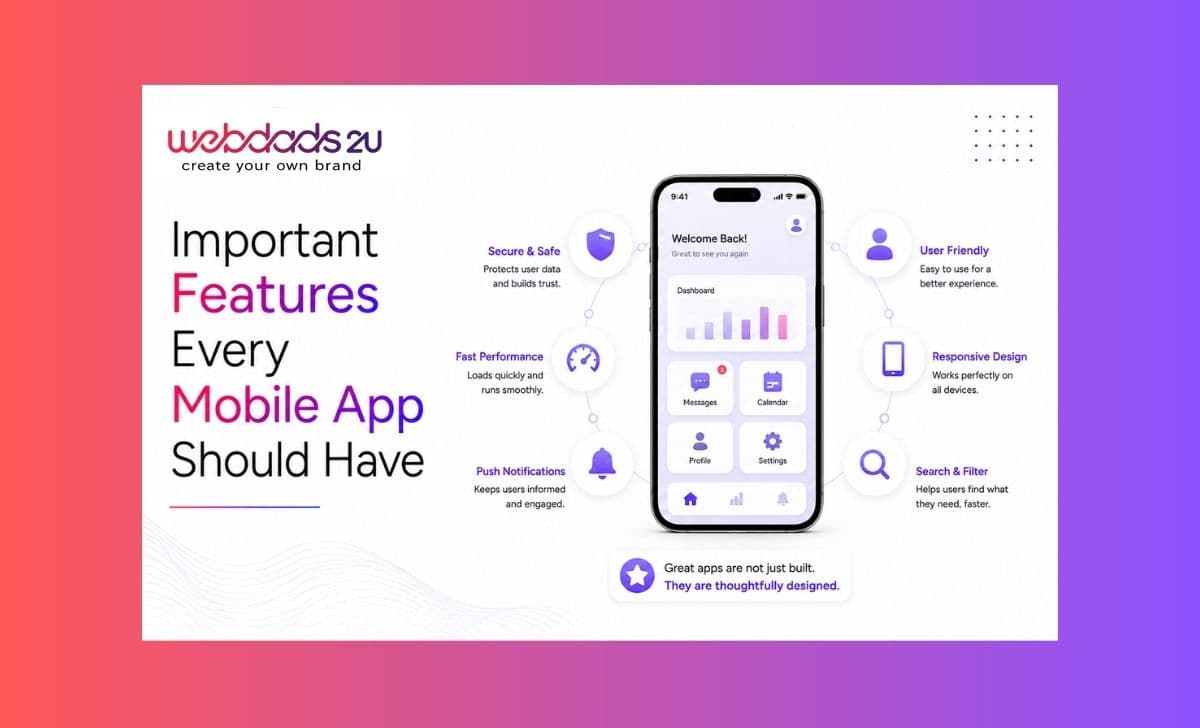 Important Features Every Mobile App Should Have
