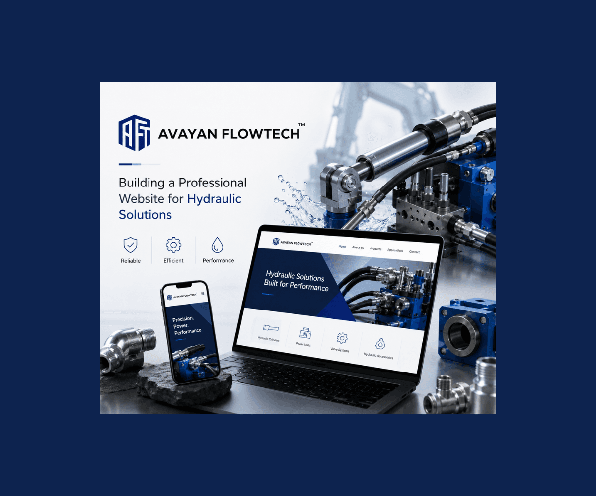 Avyan Flowtech: Building a Professional Website for Hydraulic Solutions