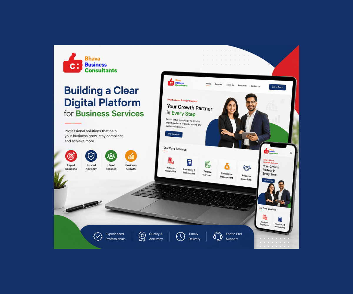 Bhava Business Consultants: Building a Clear Digital Platform for Business Services