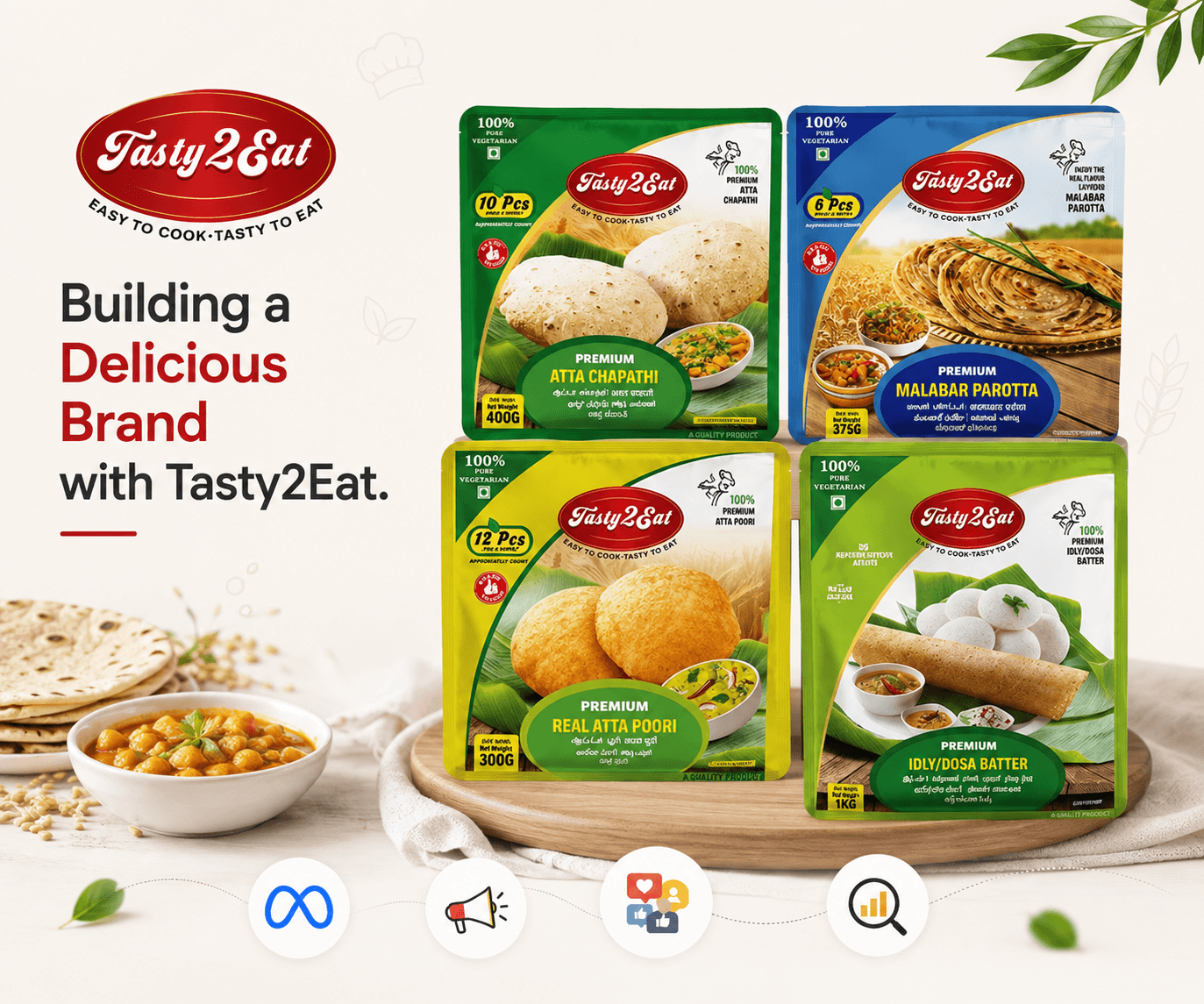 Building a Delicious Brand with Tasty2Eat